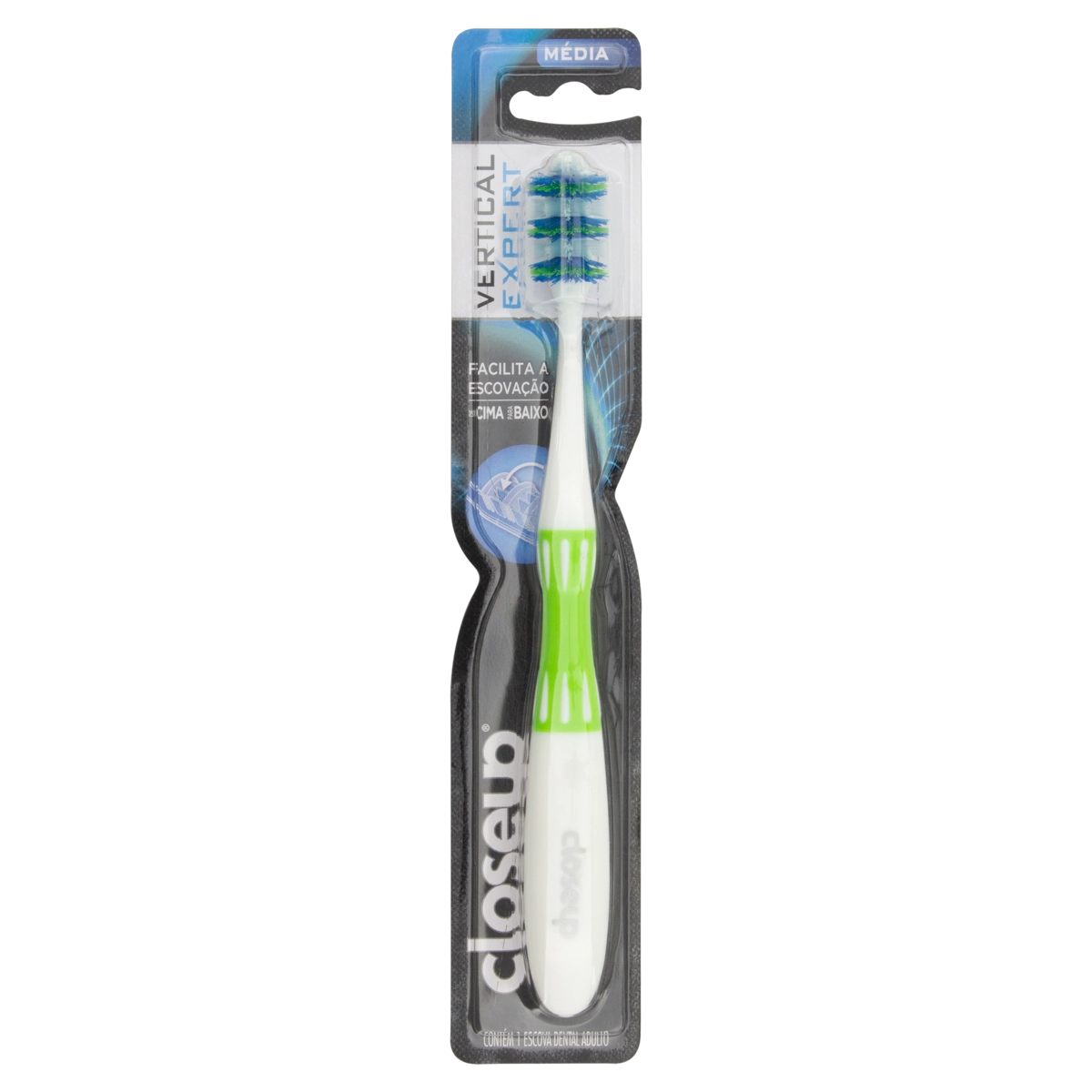 Escova Dental Média Vertical Expert Closeup