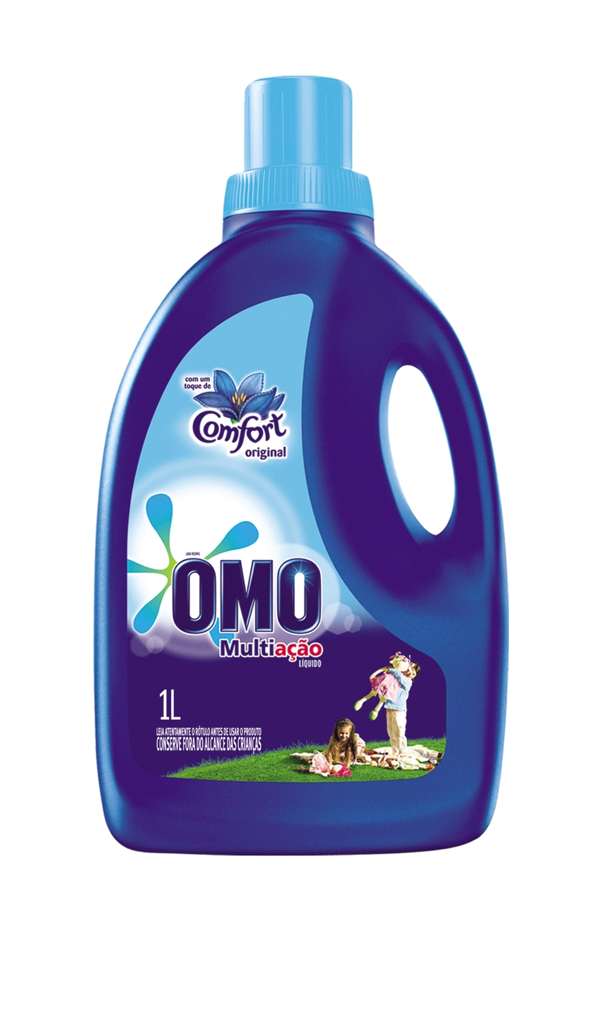 Detergente Líquido Omo Multiação Com Toque De Comfort Original 1l