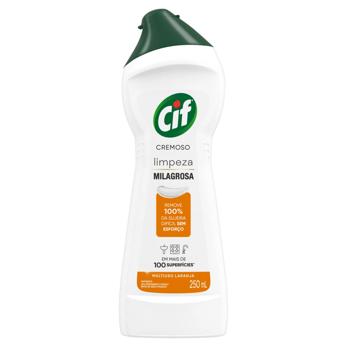 Saponáceo Cremoso Multiuso Laranja Cif Squeeze 250ml