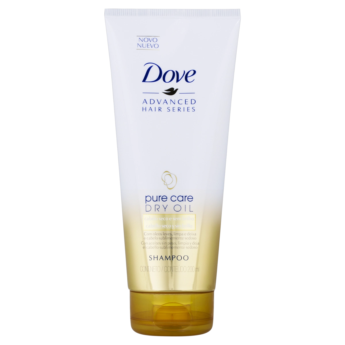 Shampoo Dove Advanced Hair Series Pure Care Dry Oil Bisnaga 200ml