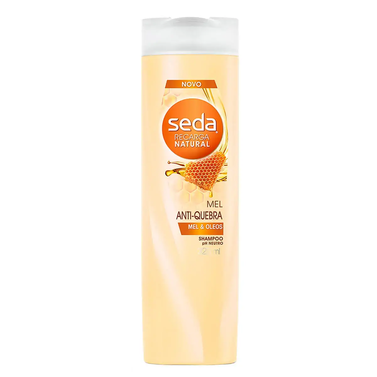 Shampoo Mel E Aveia Seda Joias Da Natureza Frasco 325ml