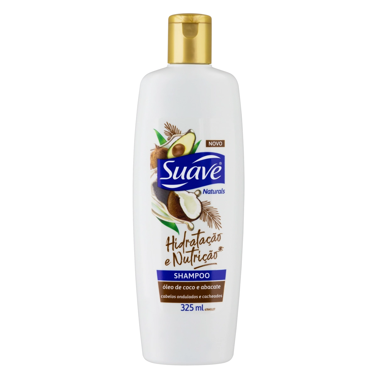 Shampoo óleo De Coco E Abacate Suave Naturals Hidratação E Nutrição Frasco 325ml
