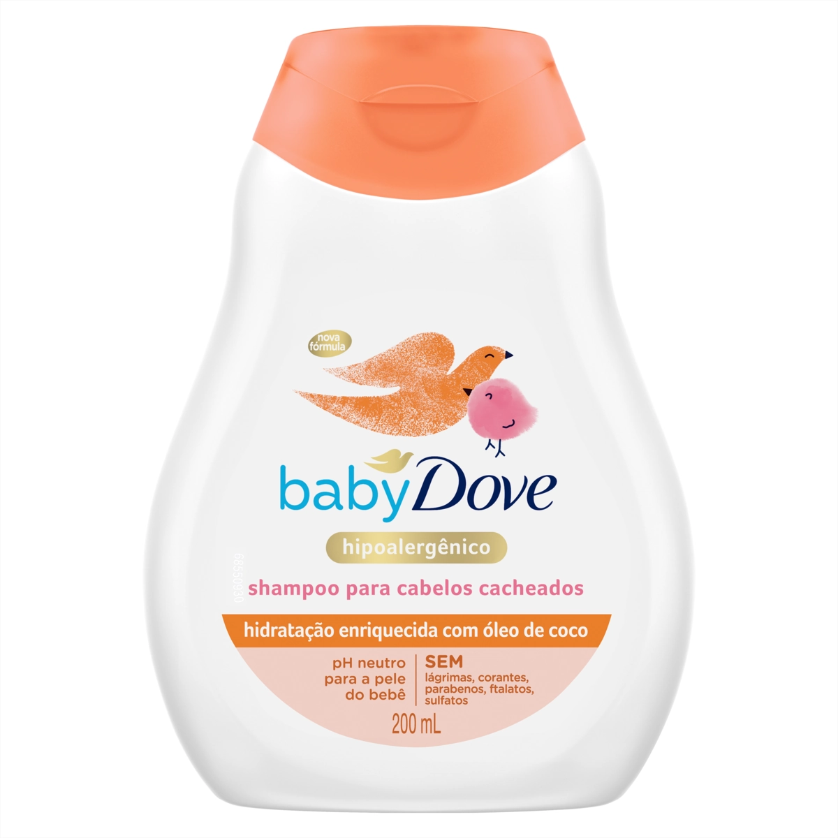Shampoo Hidratação Enriquecida Cabelo Cacheado Dove Baby Frasco 200ml