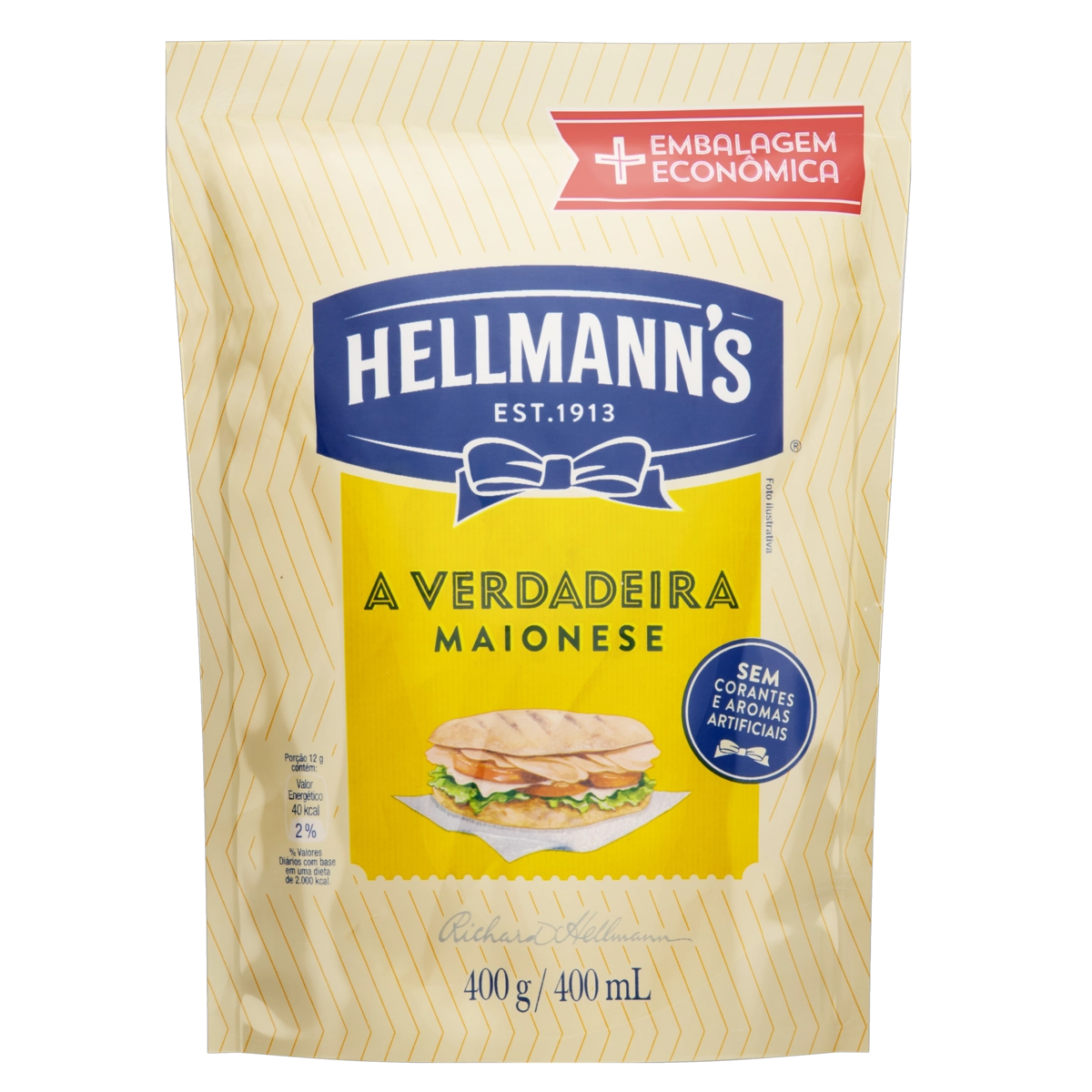 Maionese Hellmanns Sachê 400g