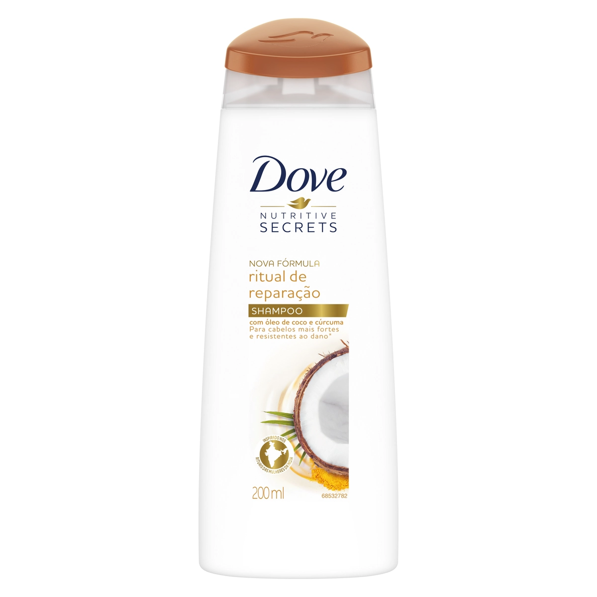 Shampoo Dove Nutritive Secrets Ritual De Reparação Frasco 200ml