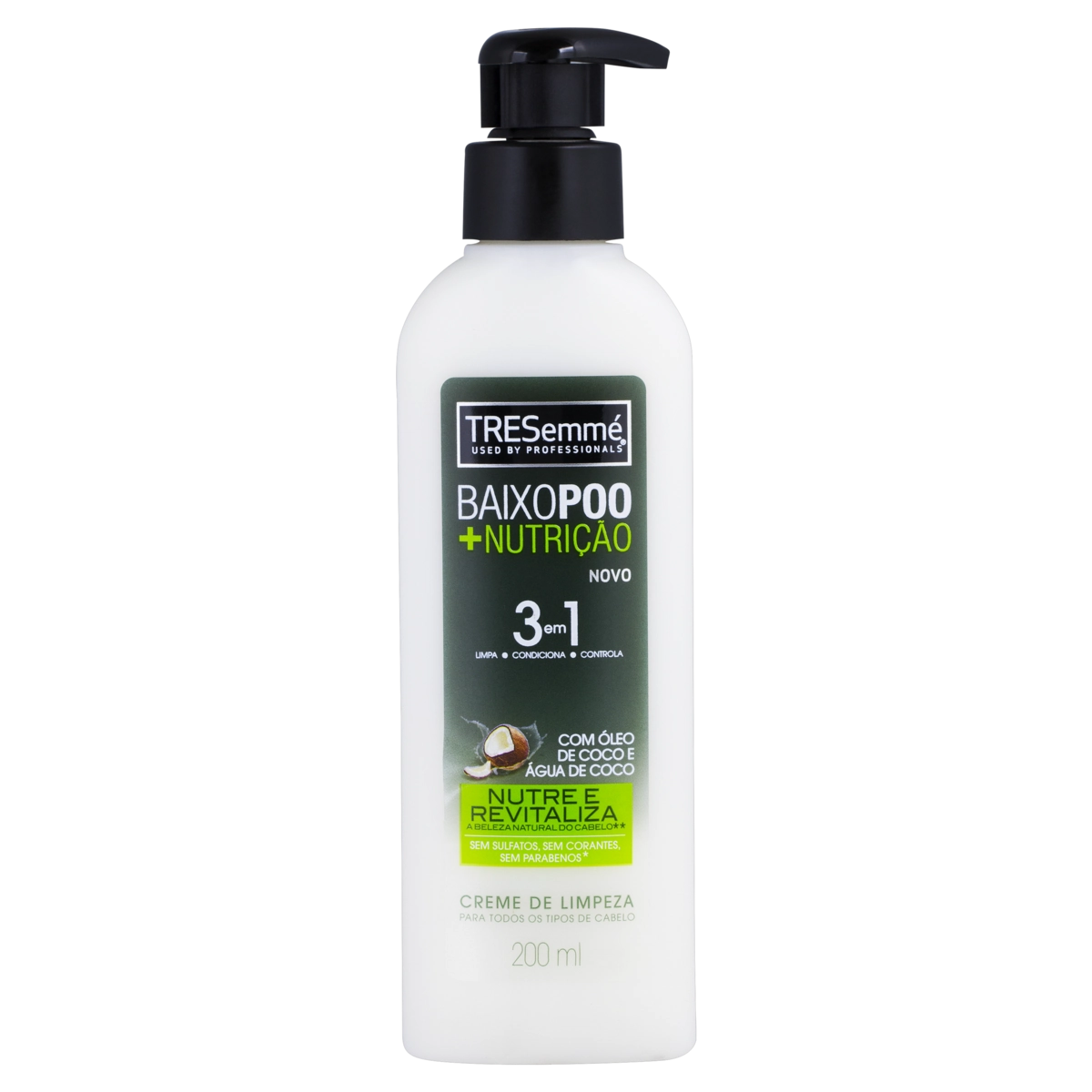 Creme De Limpeza Tresemmé Baixo Poo Nutrição Frasco 200ml