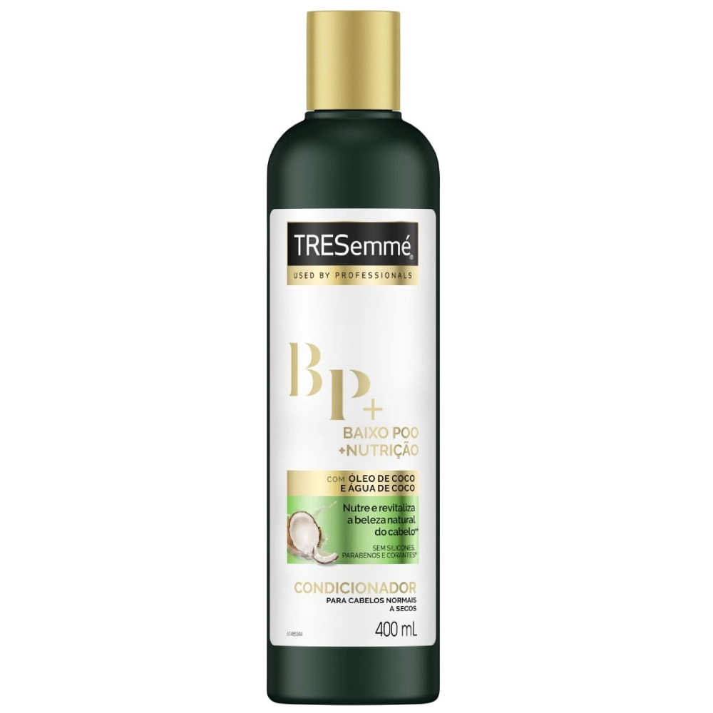 Condicionador Tresemmé Baixo Poo Nutrição Frasco 400ml
