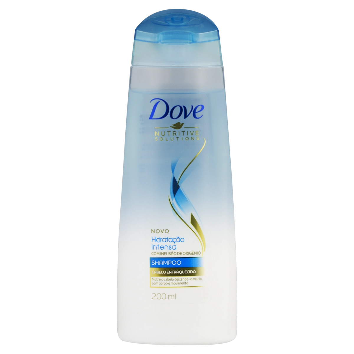 Shampoo Dove Hidratação Vitaminas A E Frasco 200ml