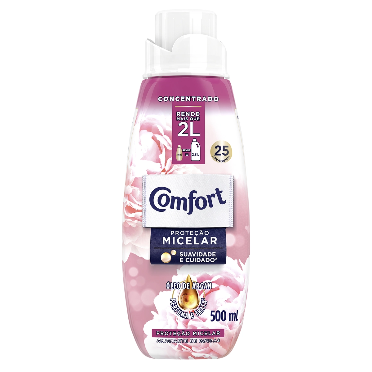 Amaciante De Roupa Concentrado Proteção Micelar Comfort Frasco 500ml
