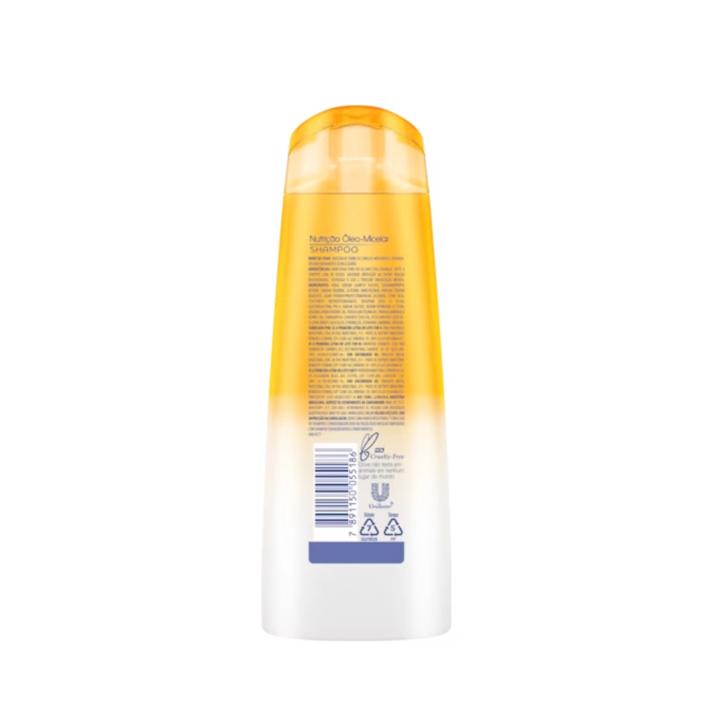 Shampoo Dove Brilho óleo Micelar Frasco 200ml