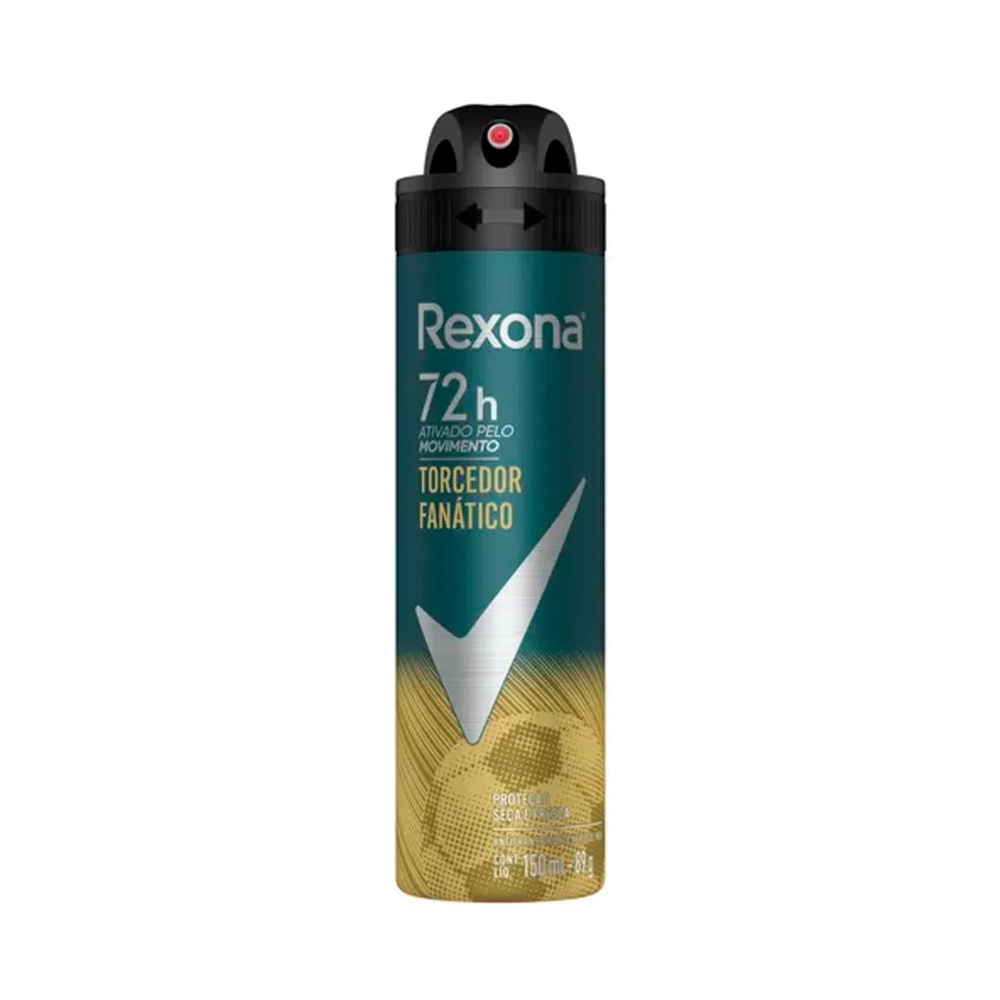 Antitranspirante Aerossol Rexona Men 150ml Edição Especial Torcedor Fanático