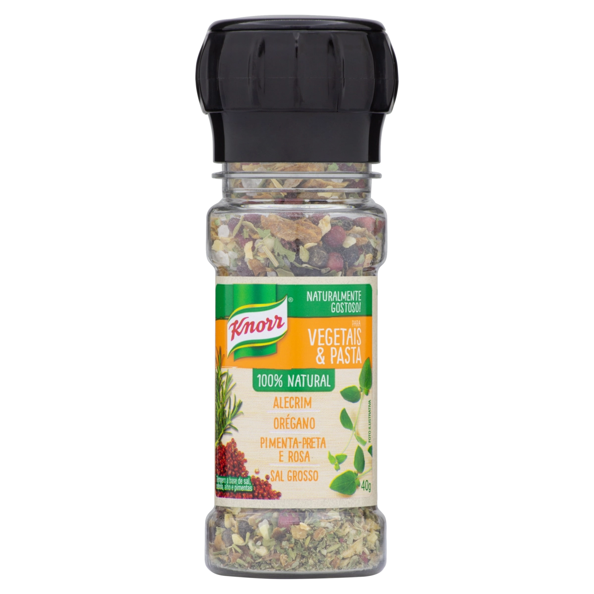 Tempero Granulado Para Vegetais E Pasta Knorr Frasco 40g