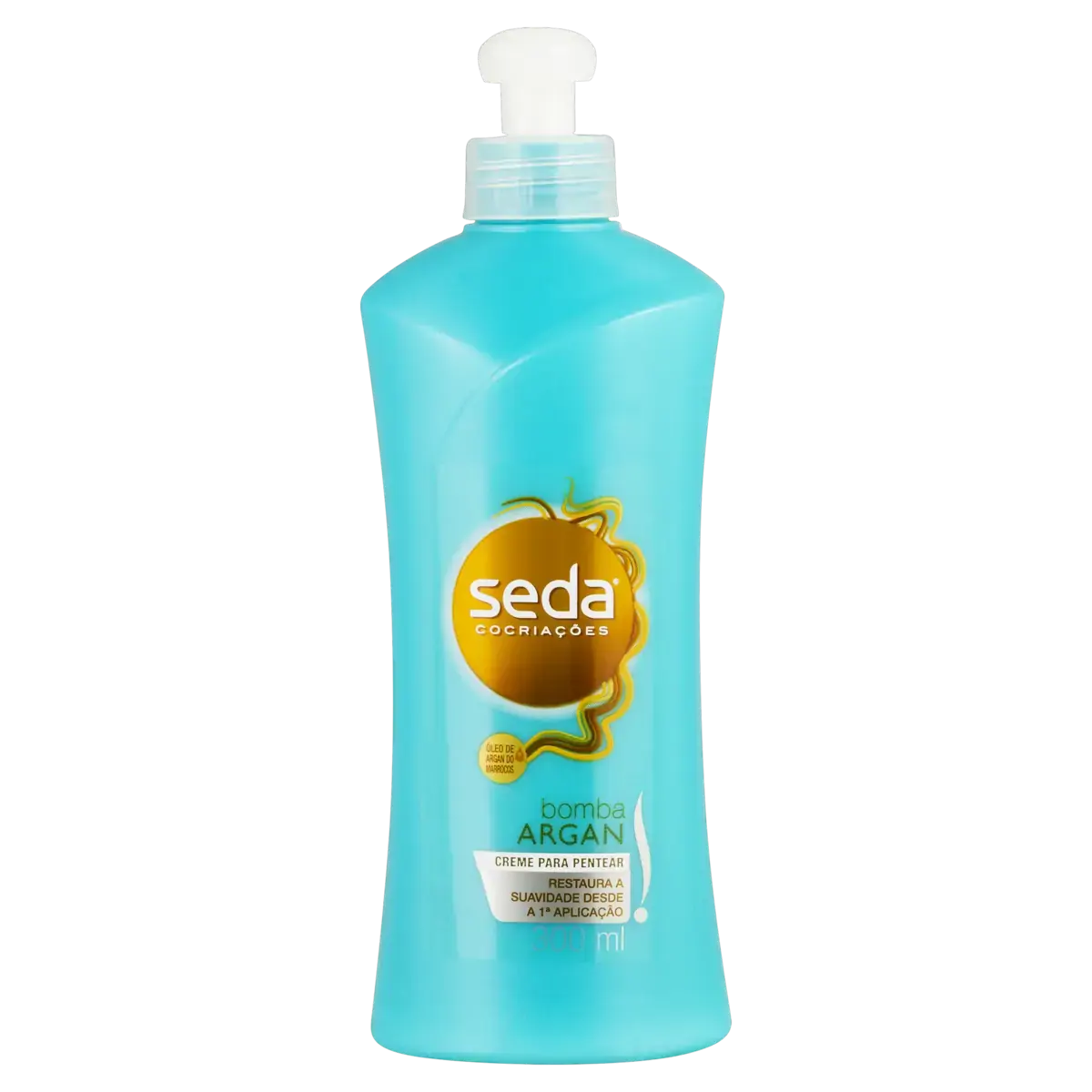 Creme Para Pentear Seda Cocriações Bomba Argan Frasco 300ml