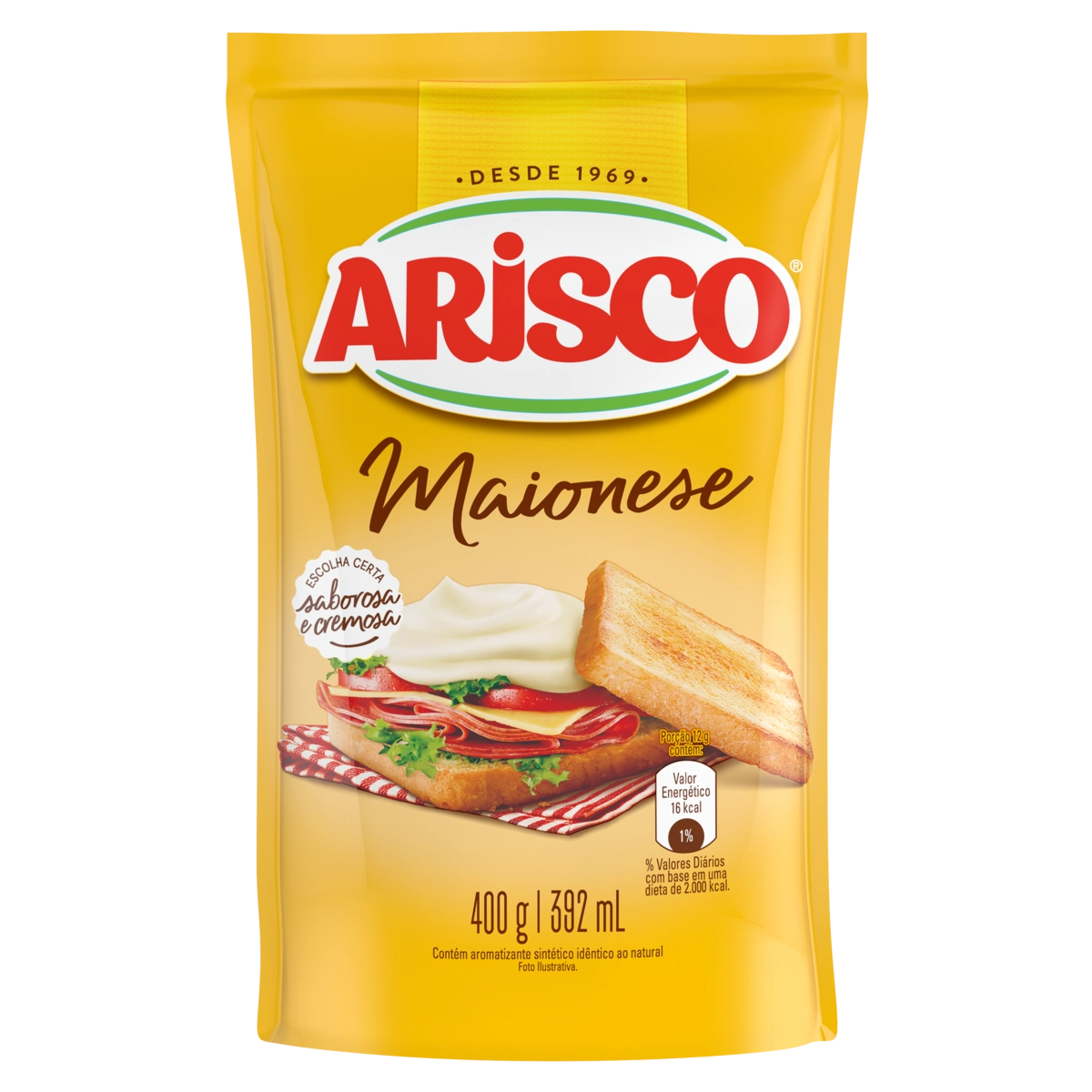 Maionese Arisco Sachê 400g