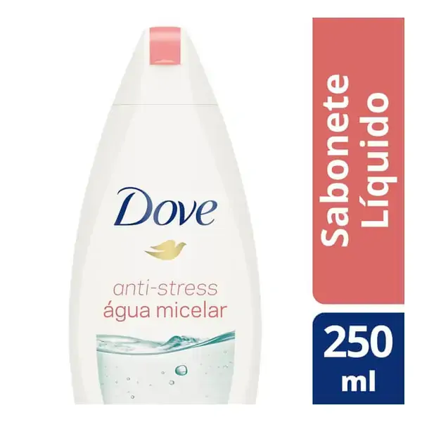 Sabonete Líquido água Micelar Dove Anti Stress Frasco 250ml
