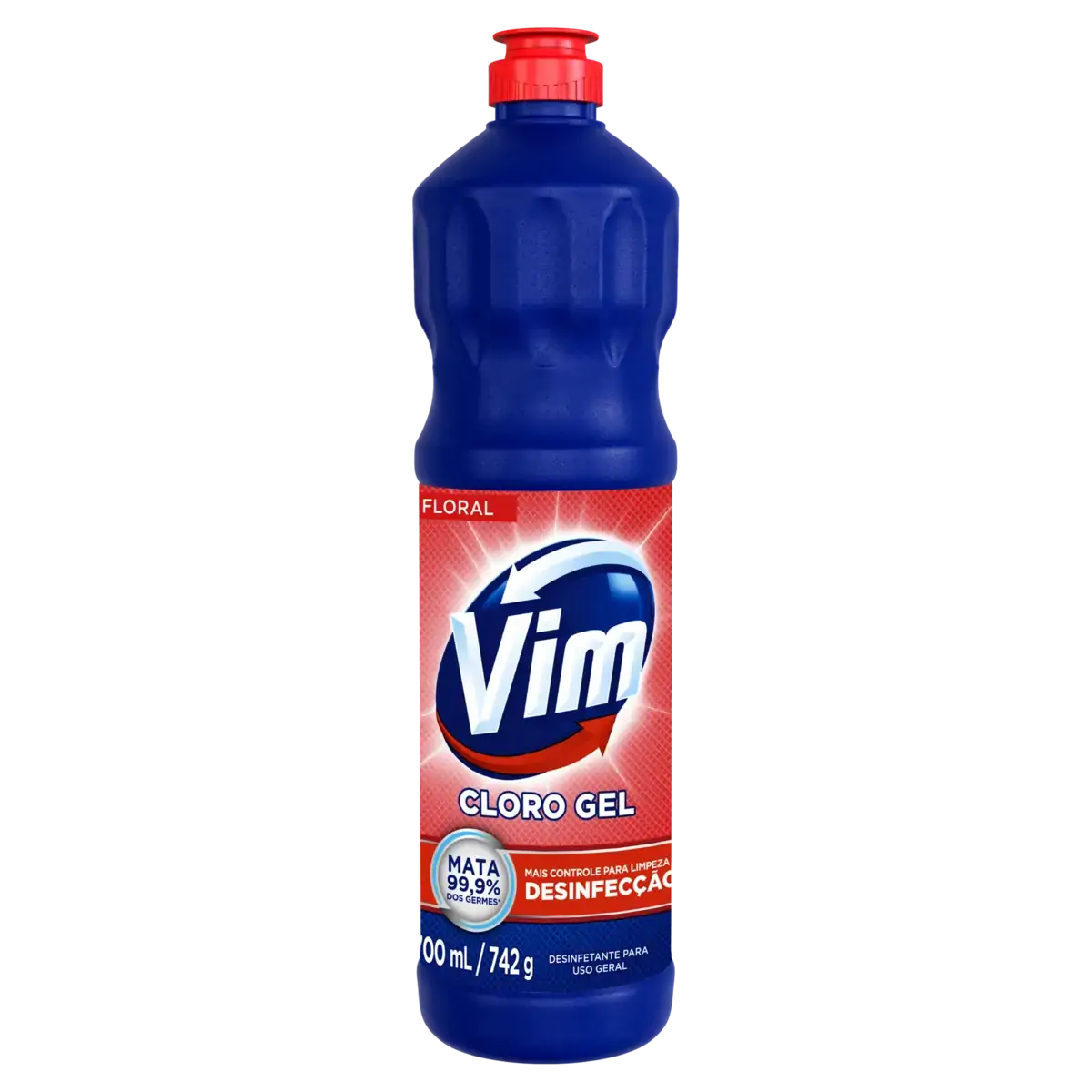 Desinfetante Uso Geral Cloro Gel Floral Vim Squeeze 700ml