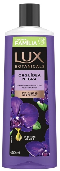Sabonete Líquido Orquídea Negra Lux Botanicals Frasco 250ml