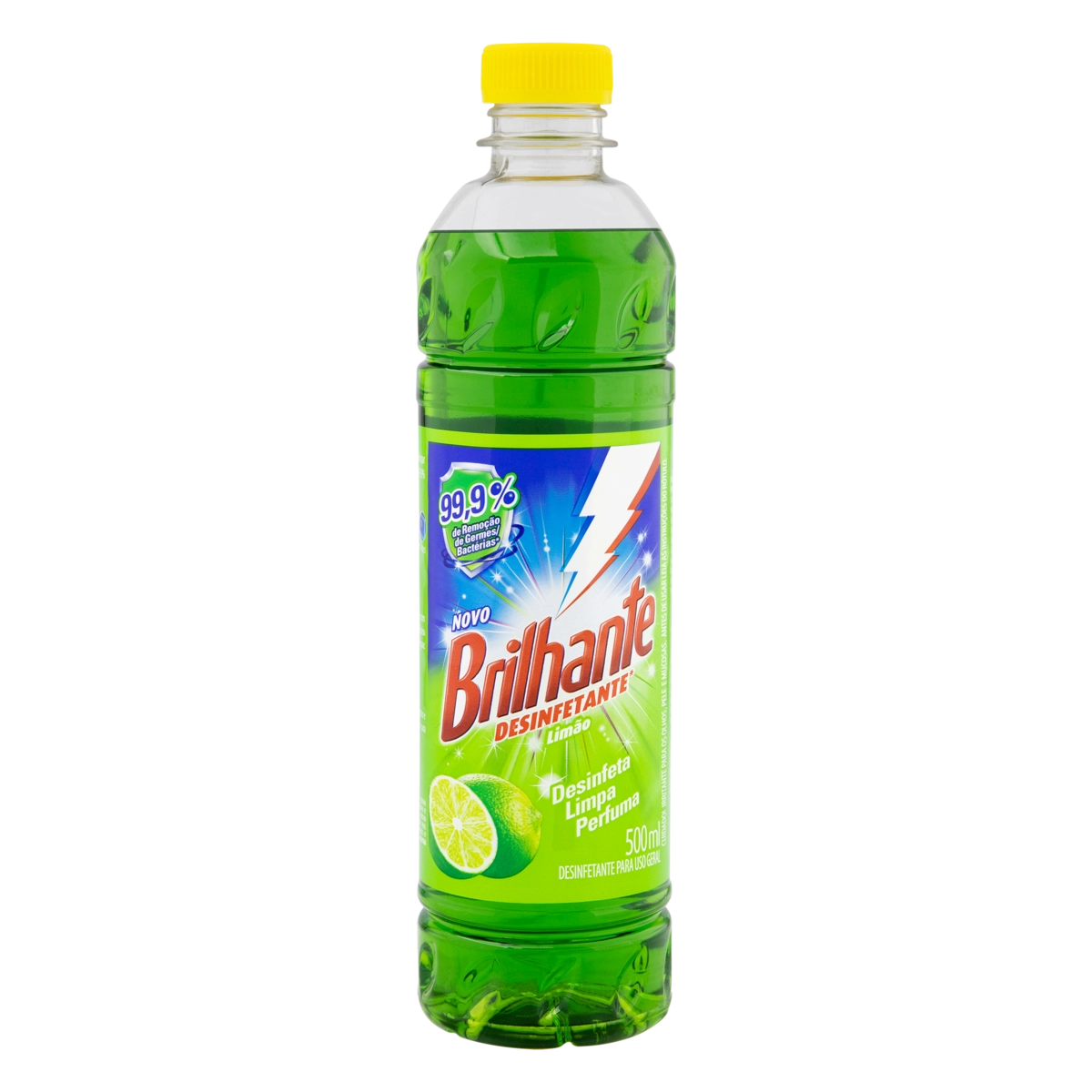 Desinfetante Uso Geral Limão Brilhante Frasco 500ml