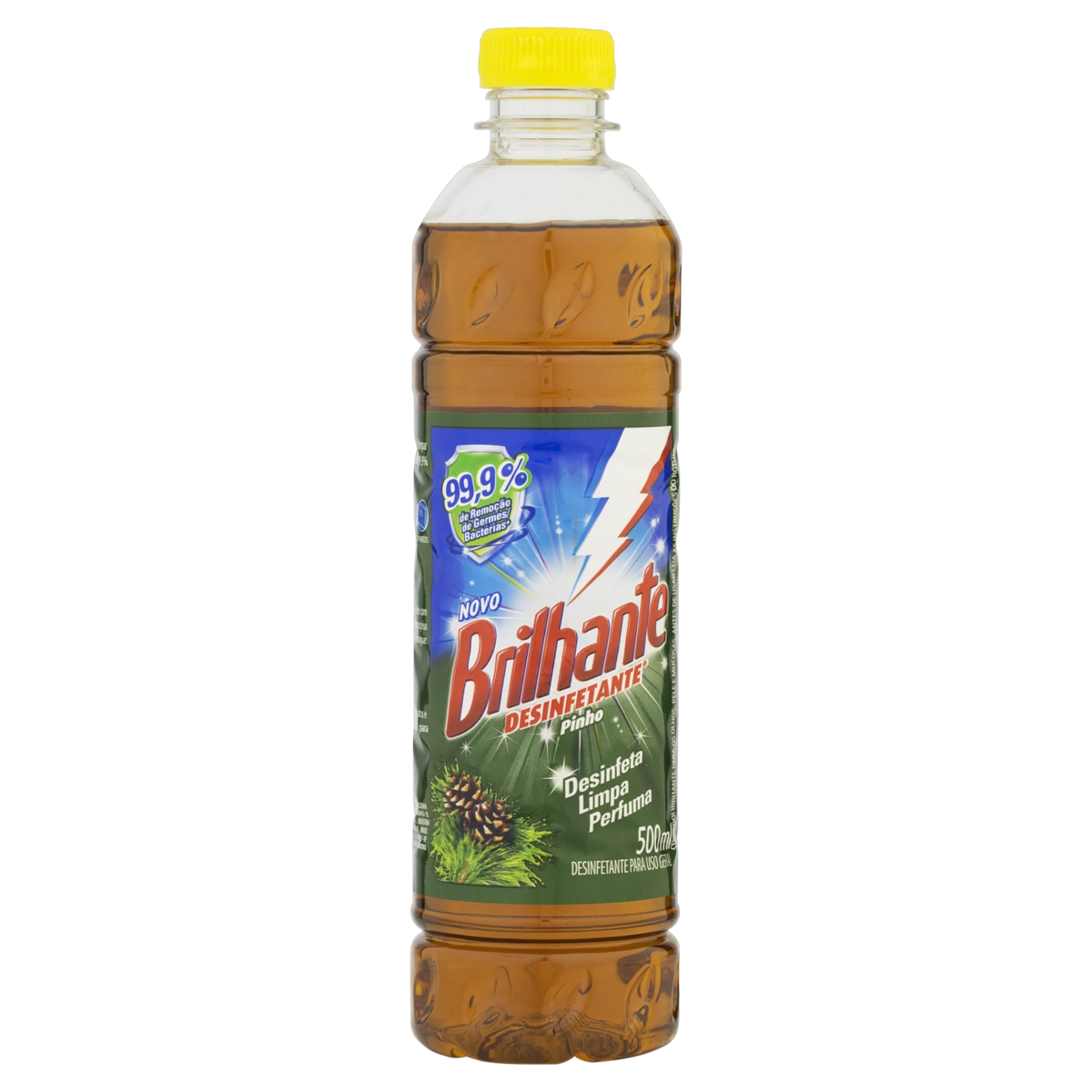 Desinfetante Uso Geral Pinho Brilhante Frasco 500ml