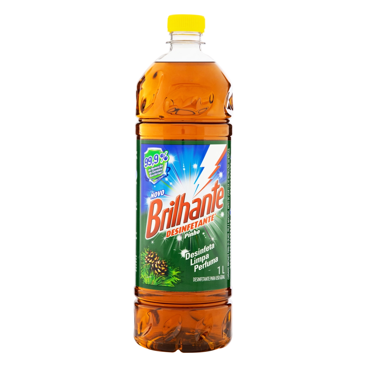 Desinfetante Uso Geral Pinho Brilhante Frasco 1l