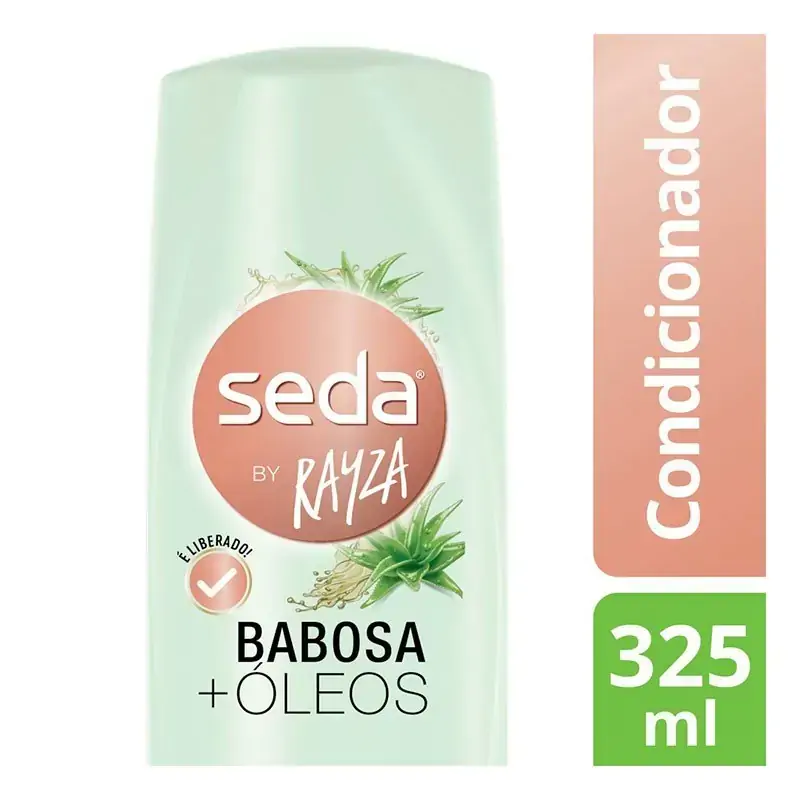 Tratamento Condicionador Seda Babosa E óleos By Rayza Frasco 325ml