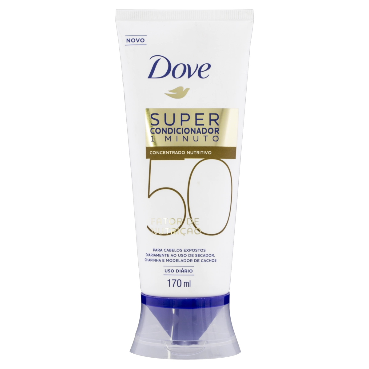 Super Condicionador Fator De Nutrição 50 Dove 1 Minuto Nutritivo Bisnaga 170ml