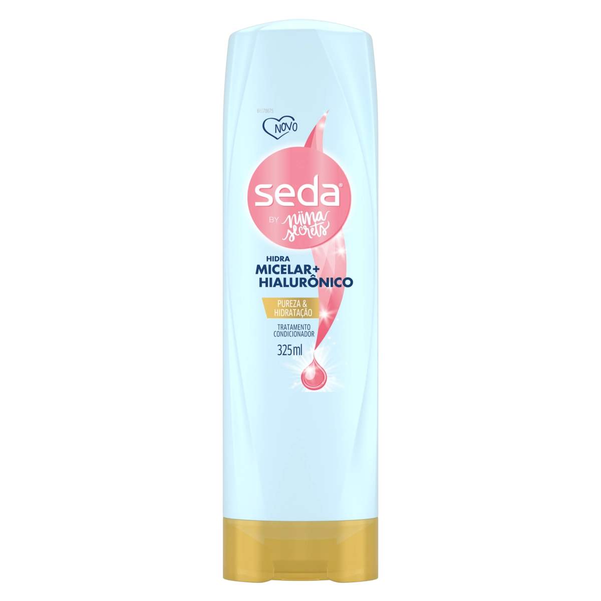 Condicionador Seda By Niina Secrets Hidra Micelar E Hialurônico Frasco 325ml