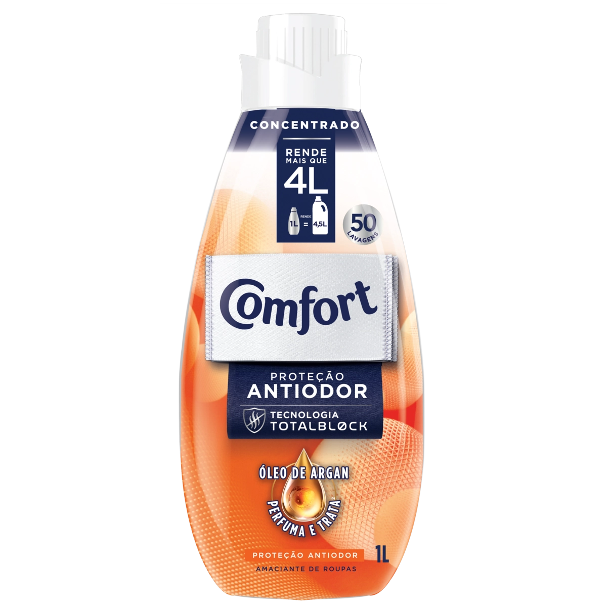 Amaciante De Roupa Concentrado Proteção Antiodor Comfort Frasco 1l