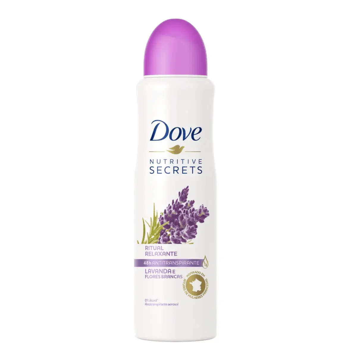 Antitranspirante Aerossol Amora E Flor De Lótus Dove Go Fresh 150ml Spray
