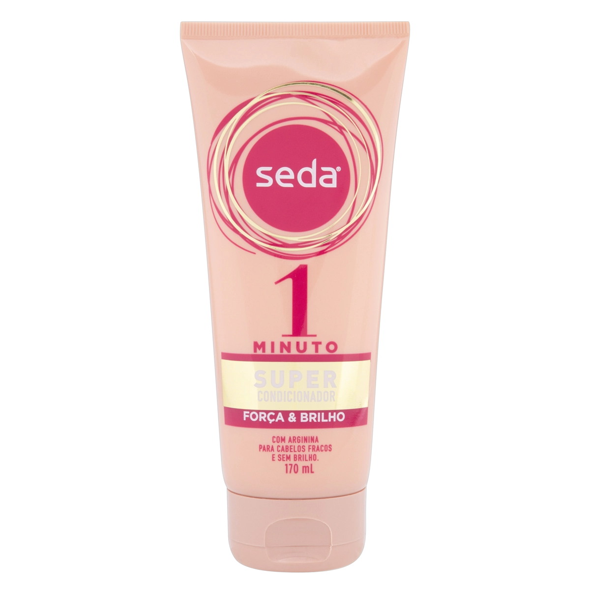 Super Condicionador Seda 1 Minuto Força Brilho Bisnaga 170ml