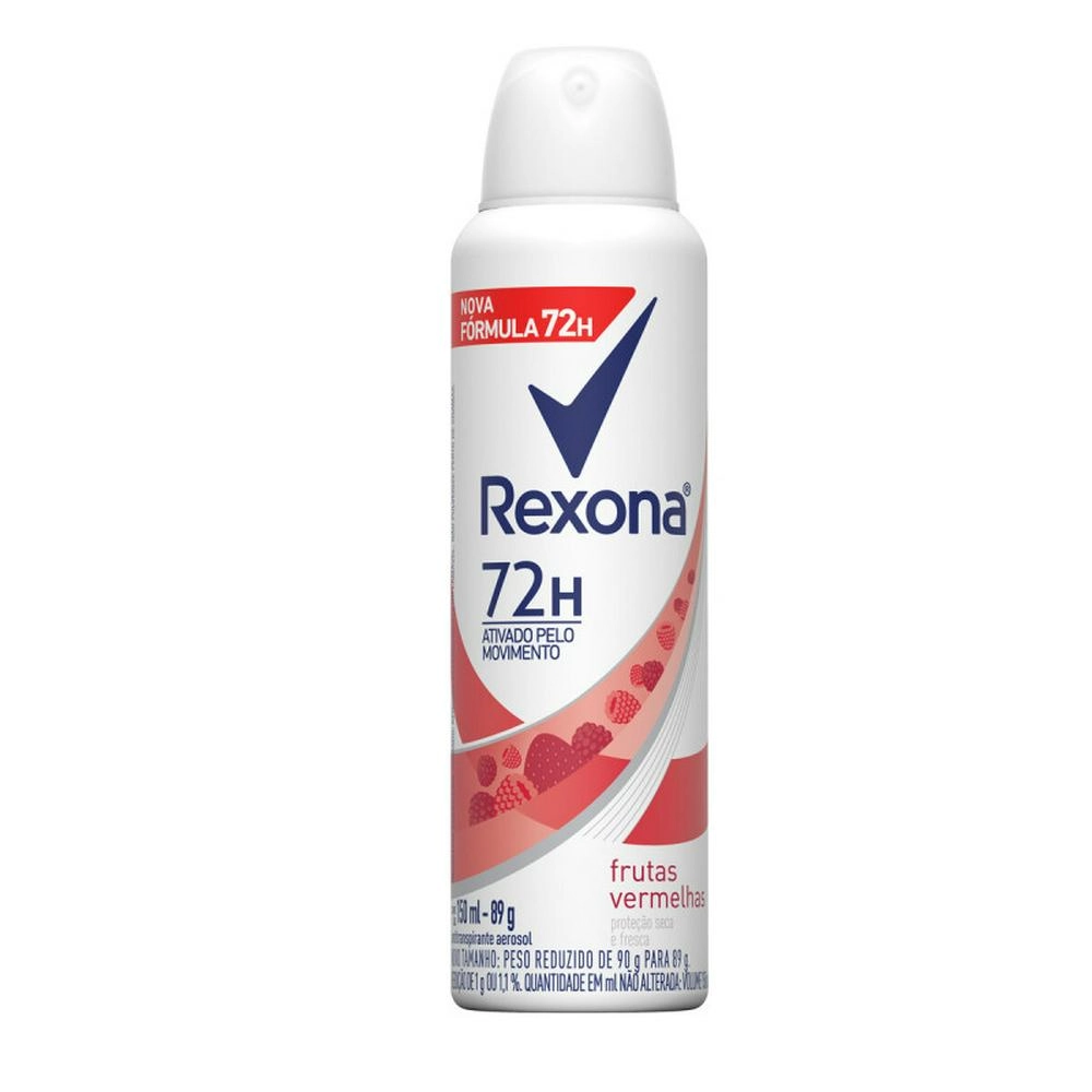 Antitranspirante Aerossol Frutas Vermelhas Rexona 150ml Spray