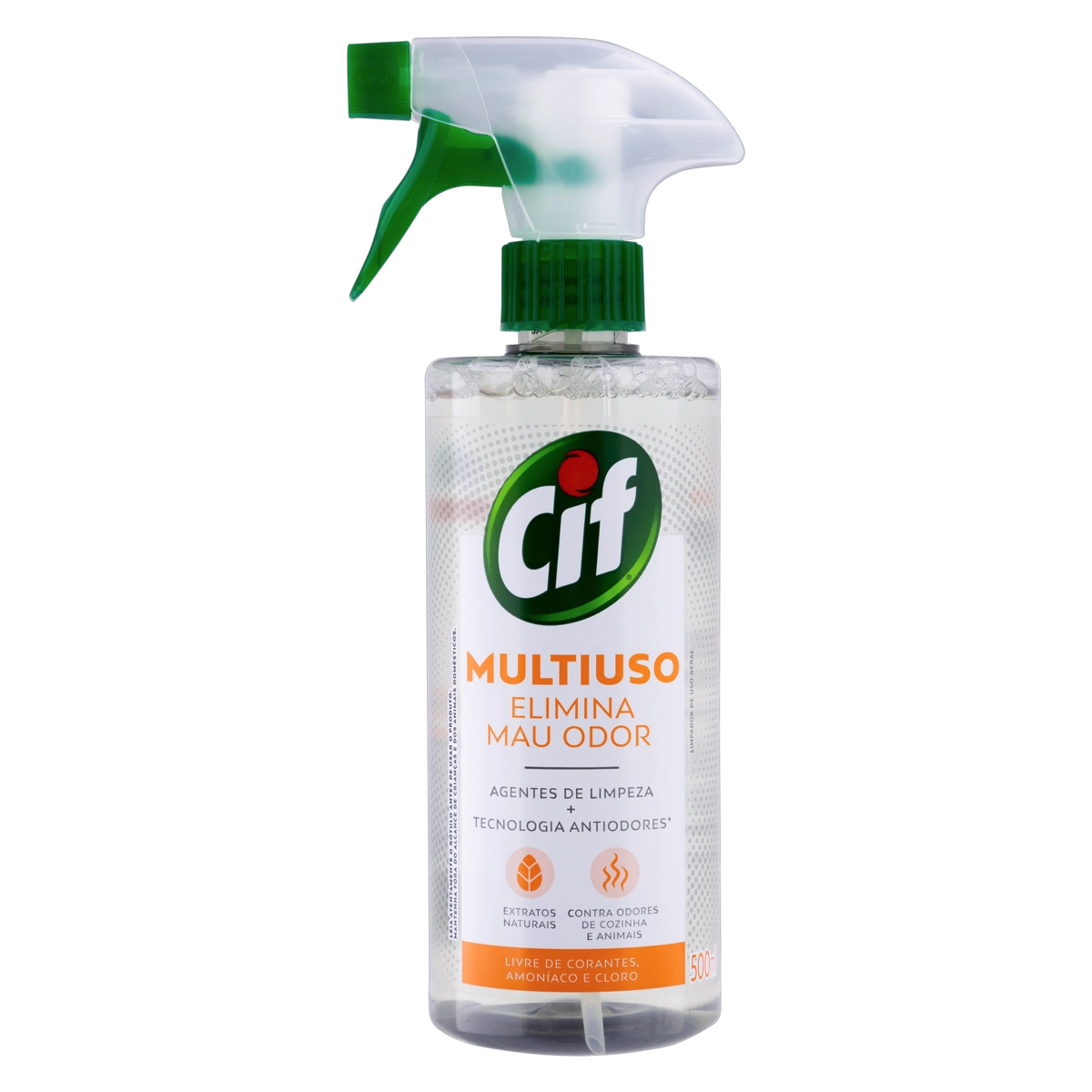 Limpador Multiuso Elimina Mau Odor Cif Frasco 500ml Borrifador