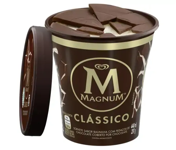 Sorvete Clássico Magnum Pote 440ml