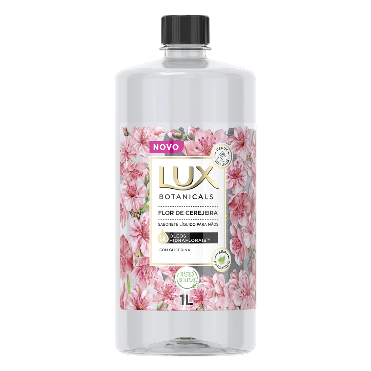 Sabonete Líquido Para As Mãos Flor De Cerejeira Lux Botanicals Frasco 1l