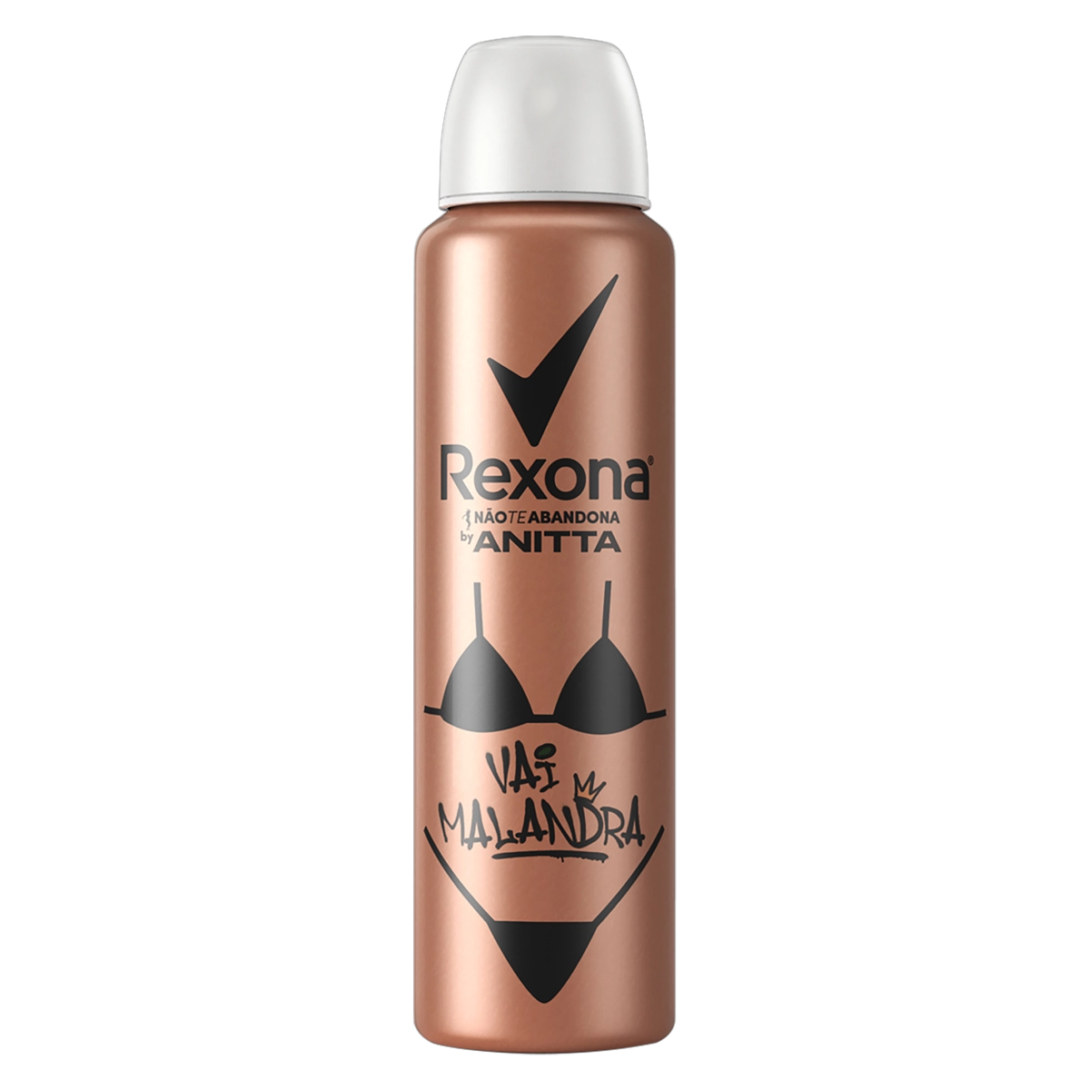 Antitranspirante Aerossol Vai Malandra Rexona By Anitta 150ml Spray