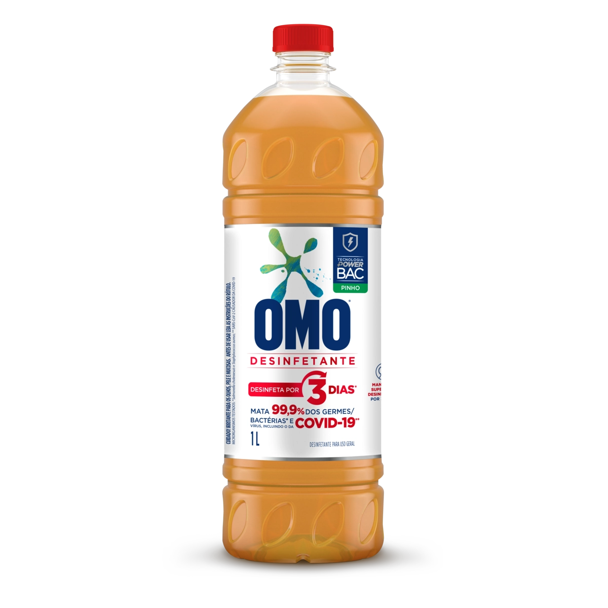 Desinfetante Uso Geral Pinho Omo Frasco 1l