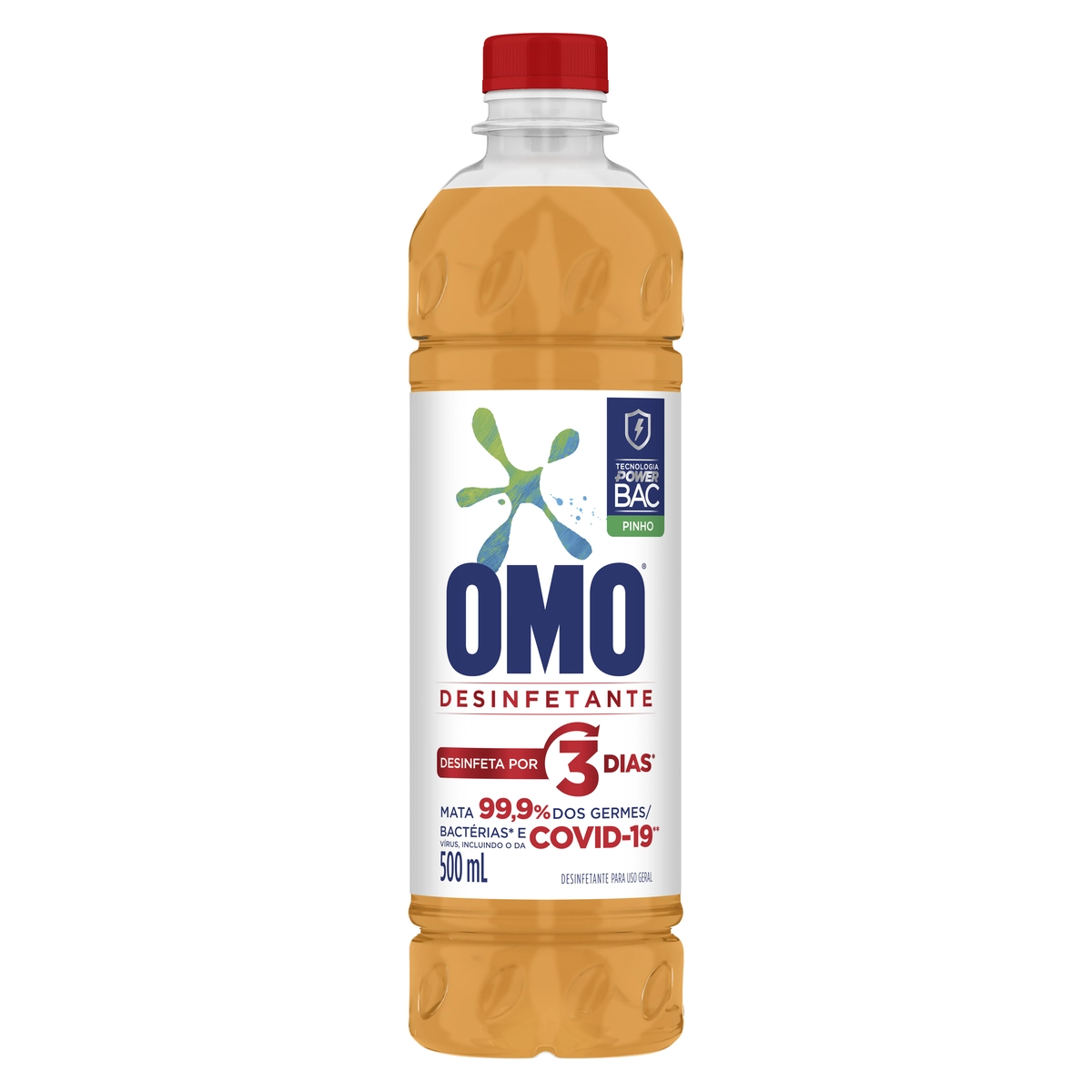 Desinfetante Uso Geral Pinho Omo Frasco 500ml