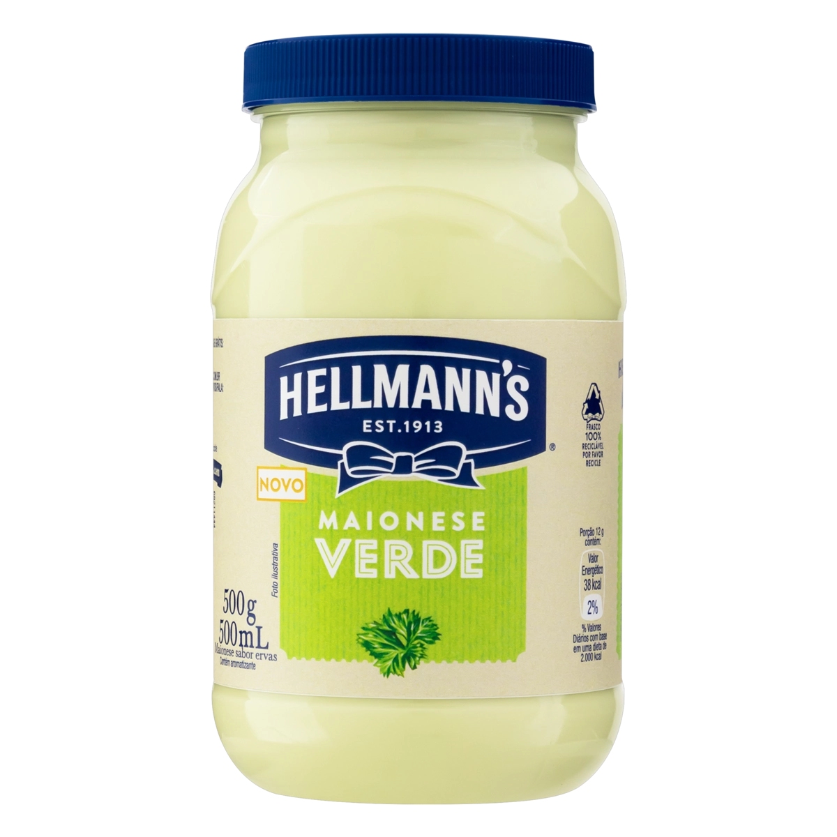 Maionese Verde Hellmanns Pote 500g