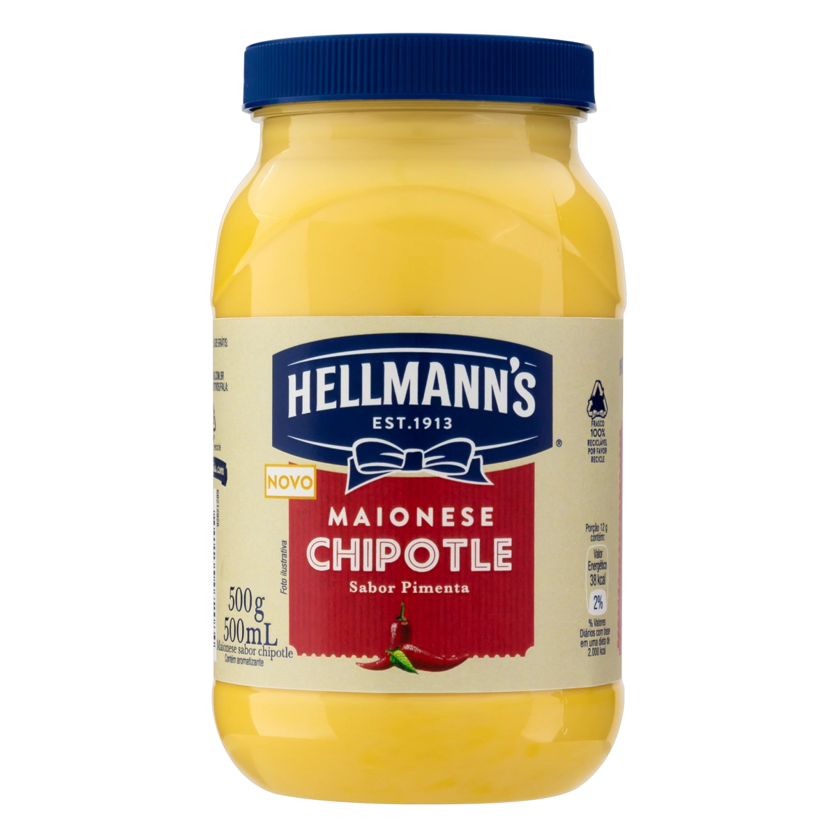 Maionese Chipotle Hellmanns Pote 500g