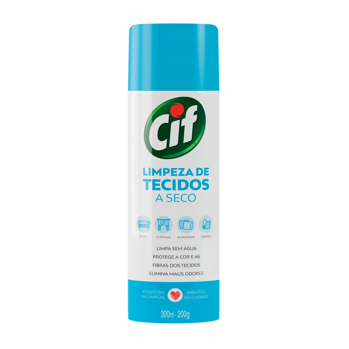 Limpador A Seco Para Tecidos Cif Lata 300ml Spray