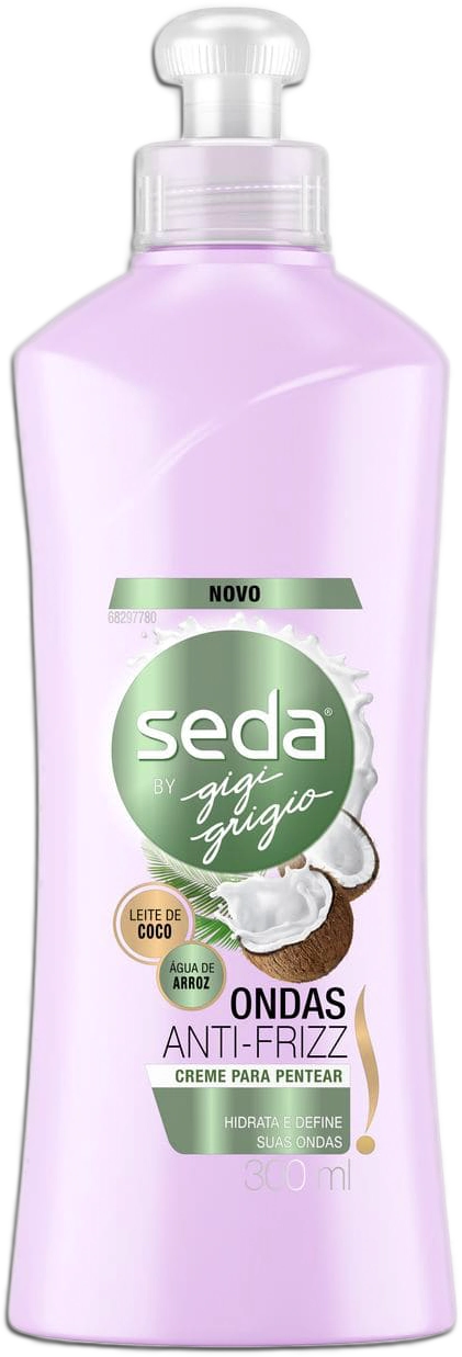 Creme Para Pentear Seda Ondas Antifrizz By Gigi Grigio Frasco 300ml