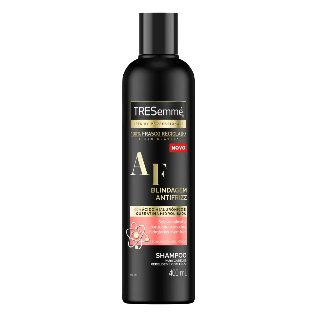 Shampoo Tresemmé Blindagem Antifrizz Frasco 400ml