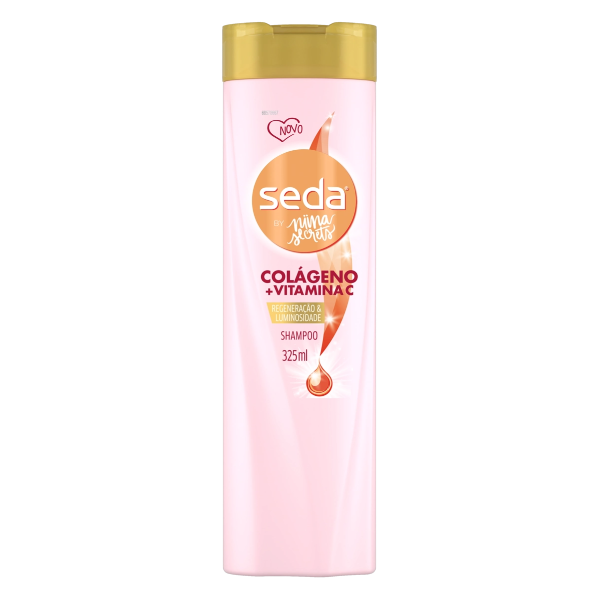 Shampoo Seda By Niina Secrets Colágeno E Vitamina C Frasco 325ml