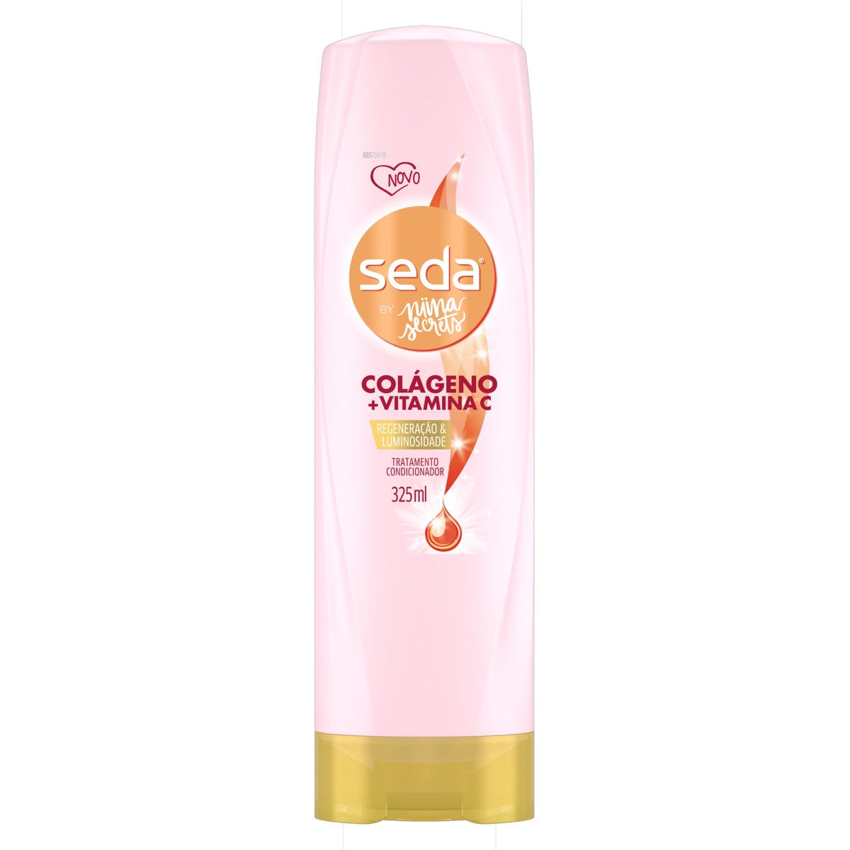 Condicionador Seda By Niina Secrets Colágeno E Vitamina C Frasco 325ml
