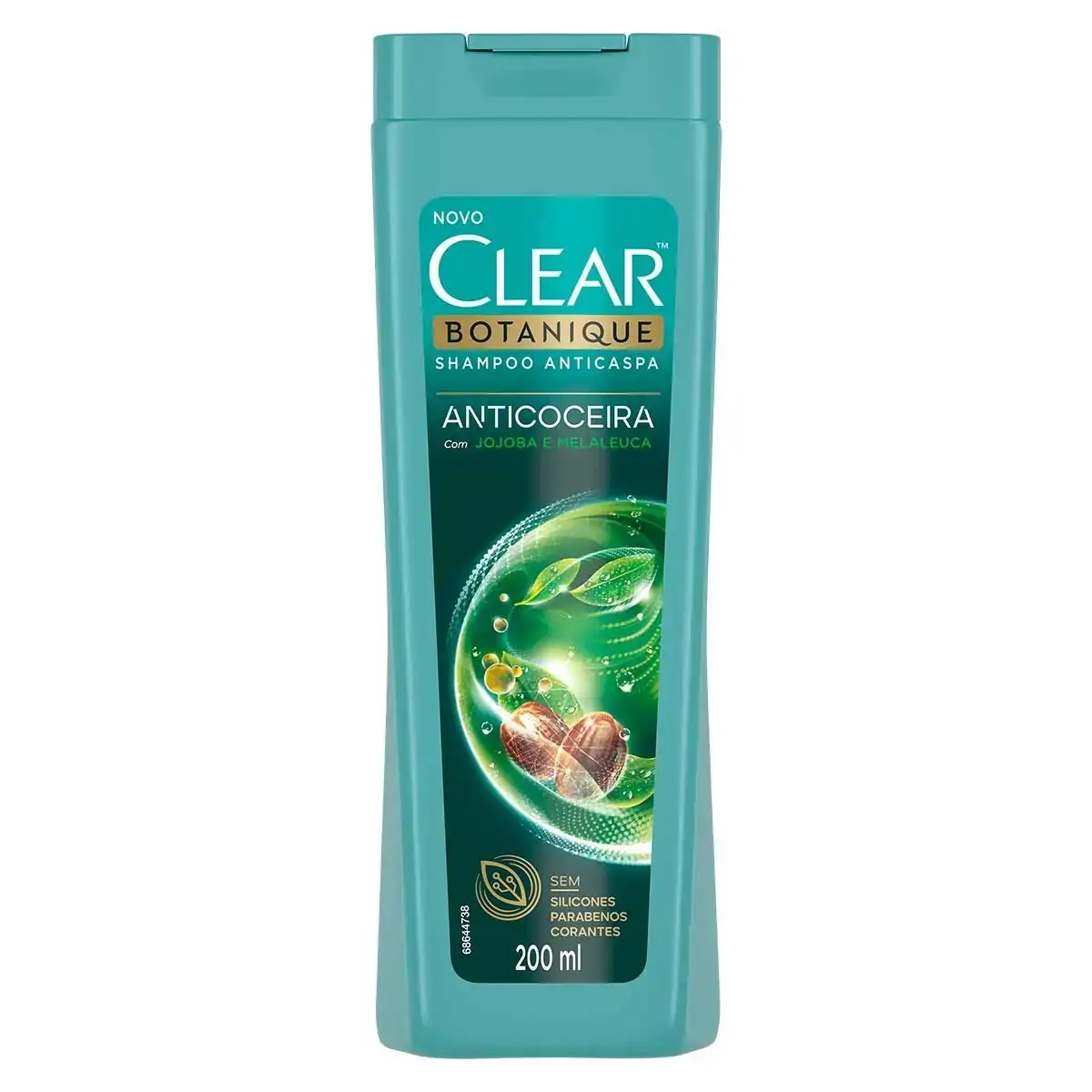 Shampoo Anticaspa Clear Botanique Anticoceira Frasco 200ml