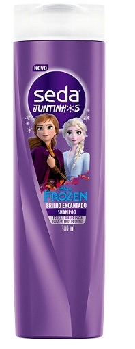 Shampoo Infantil Frozen Seda Juntinhos Brilho Encantado Frasco 300ml