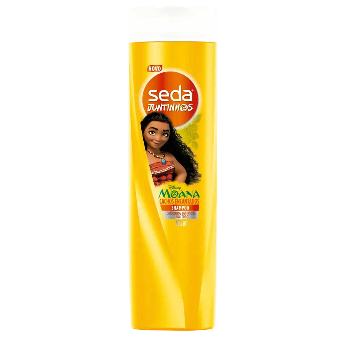 Shampoo Infantil Moana Seda Juntinhos Cachos Encantados Frasco 300ml