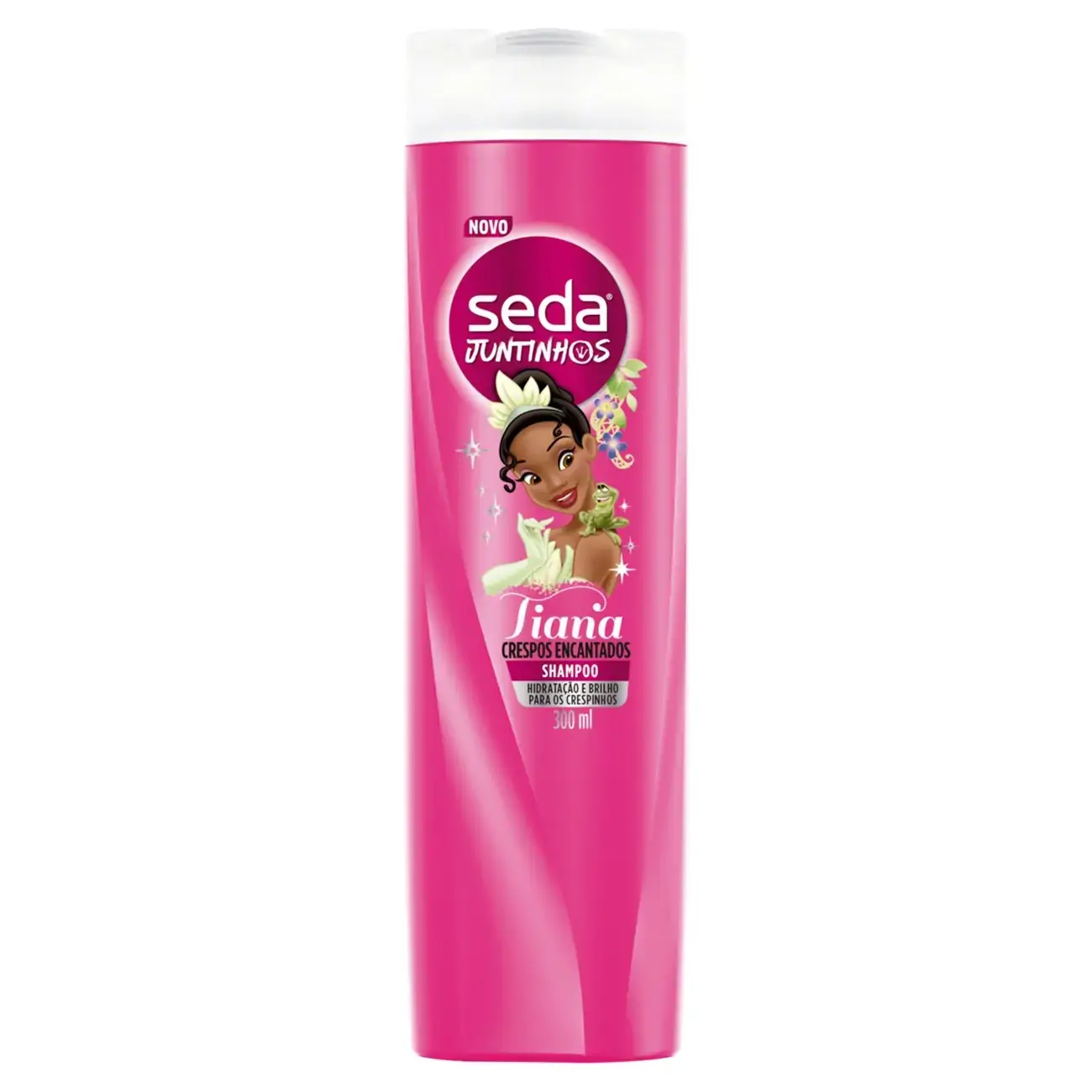 Shampoo Infantil Tiana Seda Juntinhos Crespos Encantados Frasco 300ml