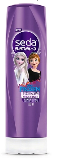 Condicionador Infantil Frozen Seda Juntinhos Brilho Encantado Frasco 300ml