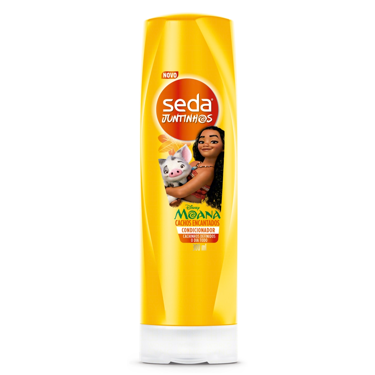 Condicionador Infantil Moana Seda Juntinhos Cachos Encantados Frasco 300ml